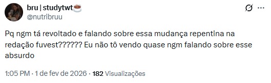 Fuvest - Correção Redação