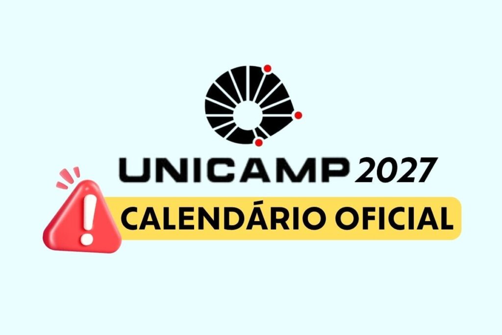 Unicamp 2027: datas do vestibular são divulgadas; veja calendário!