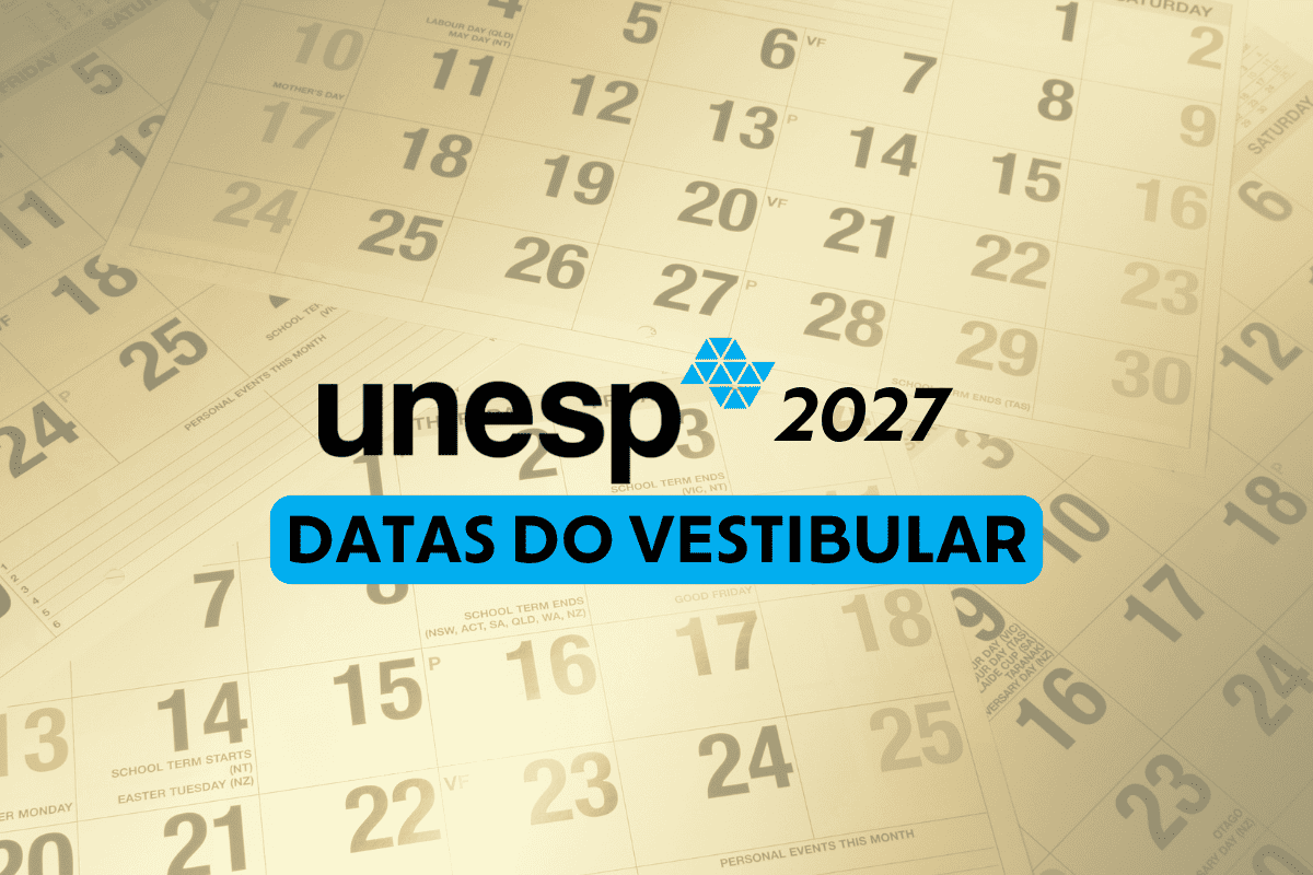 Unesp divulga calendário do Vestibular 2027; veja datas das provas e inscrições