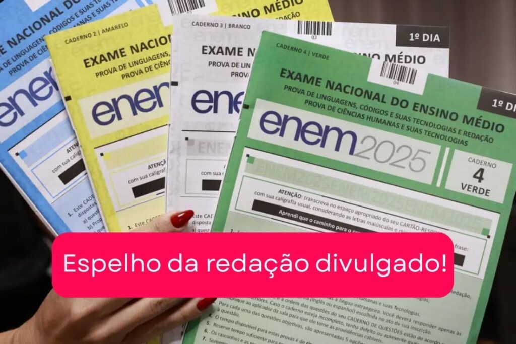 espelho da redação do enem