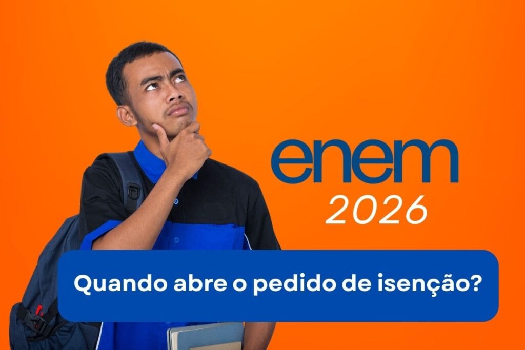 pedido de isenção do enem 2026