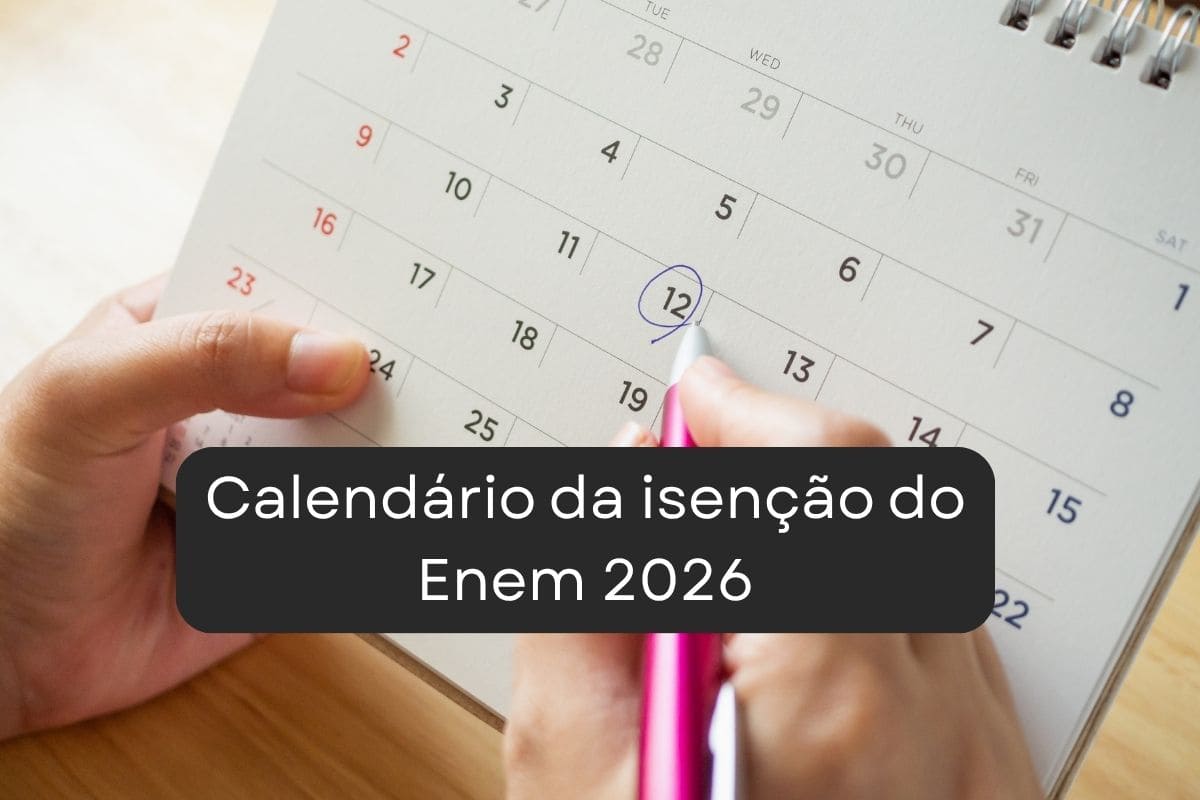 Inep divulga calendário da isenção do Enem 2026; confira!