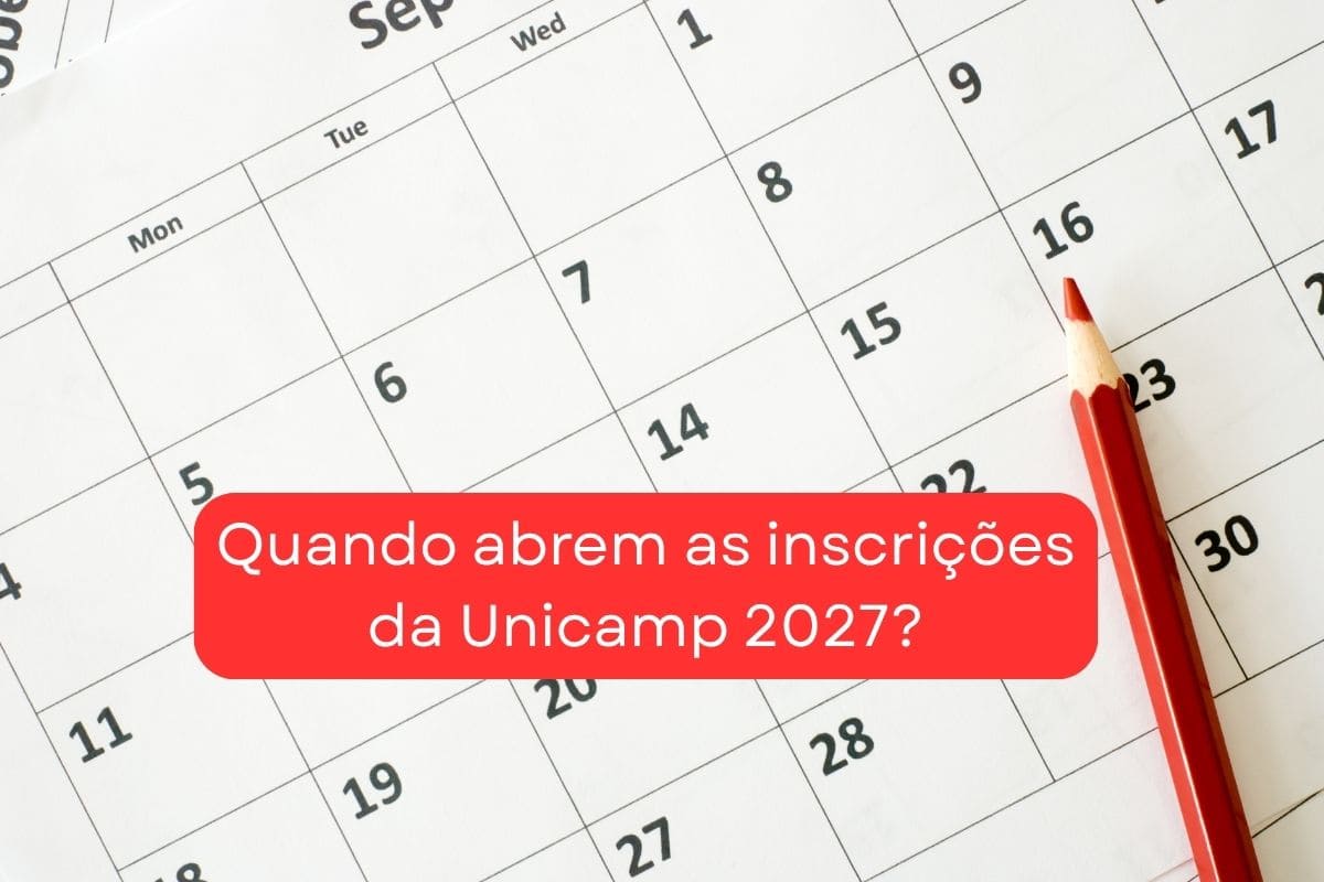Quando abrem as inscrições para a Unicamp 2027?