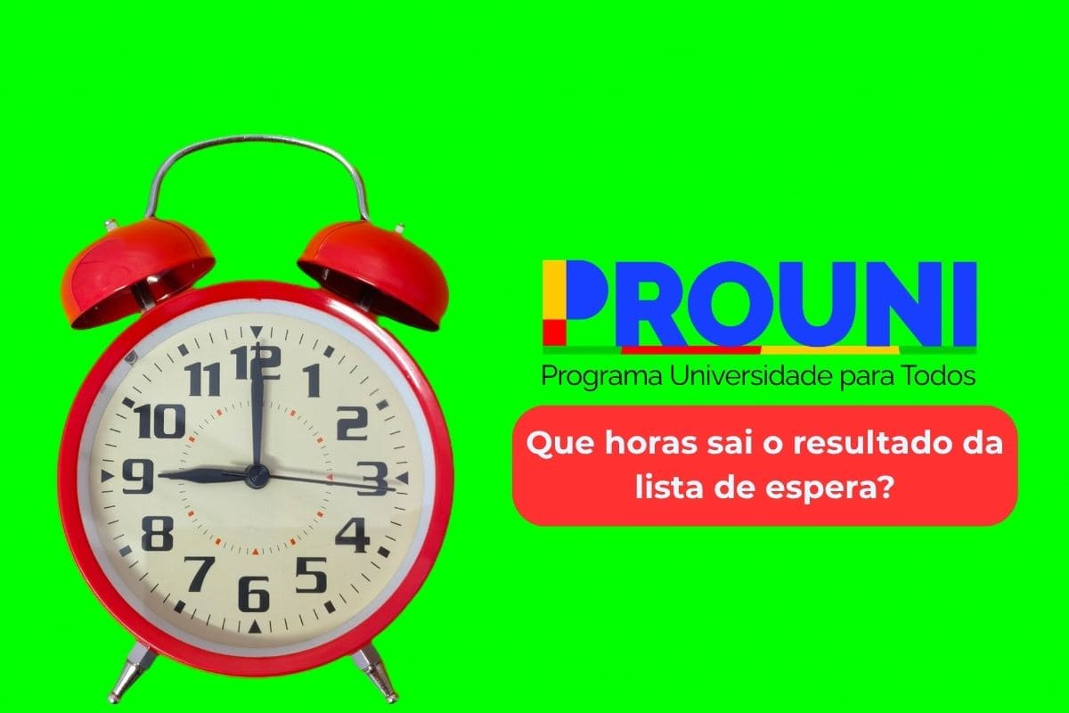 Que horas sai o resultado da lista de espera do Prouni 2026.1?