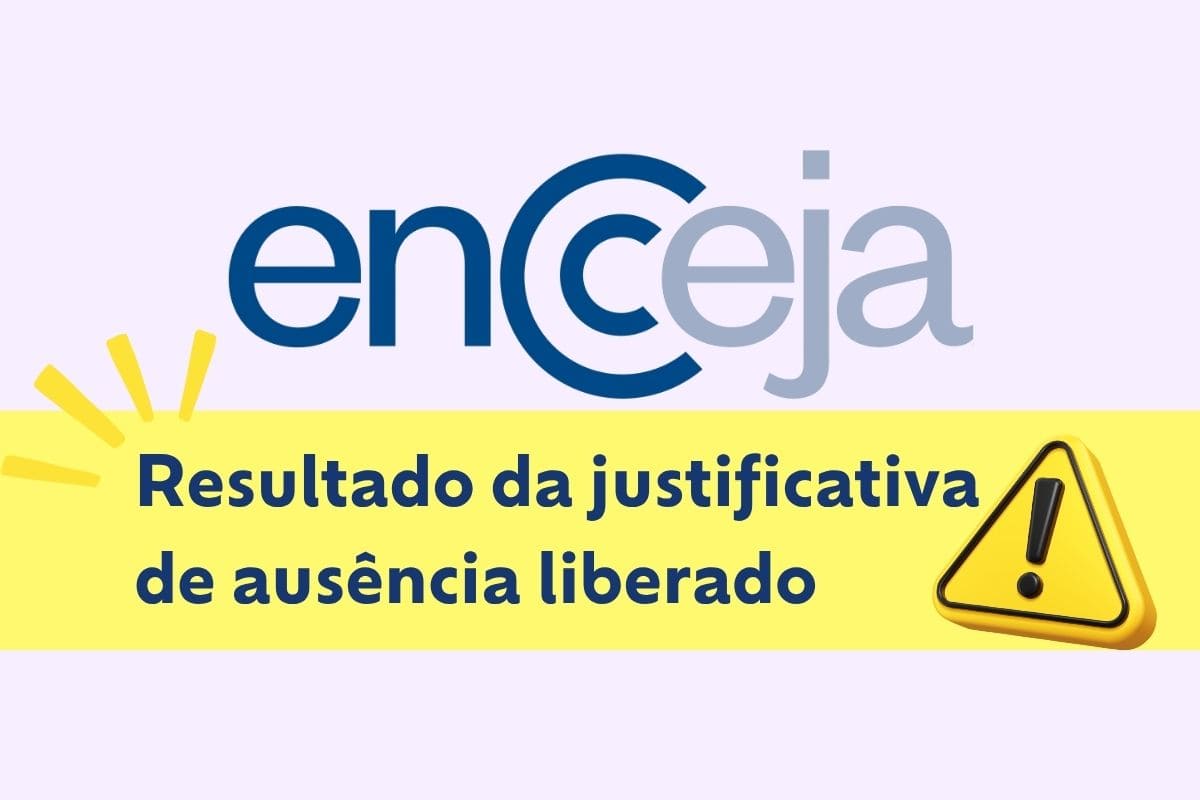 Encceja 2026: resultado da justificativa de ausência é divulgado
