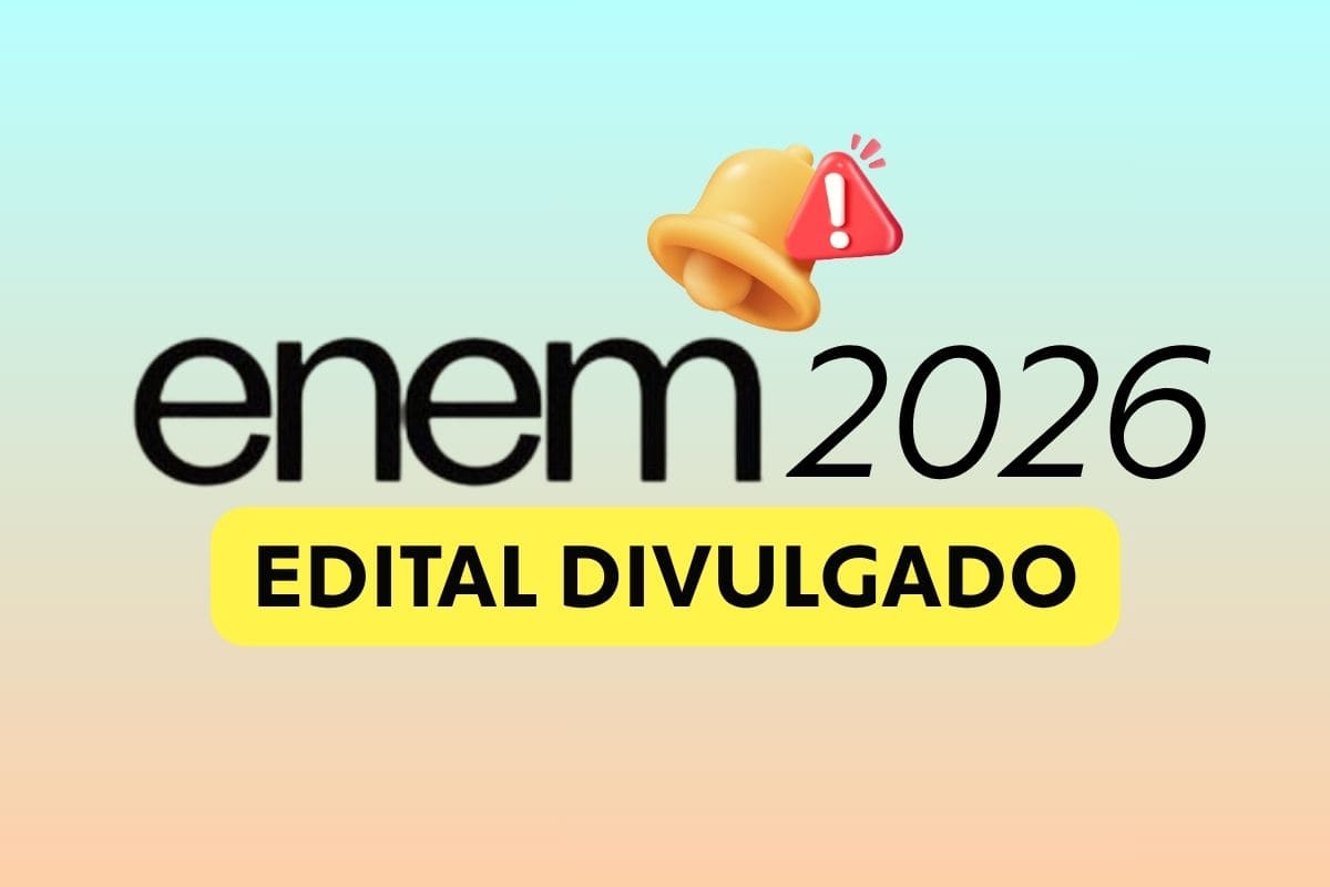 Edital do Enem 2026 é divulgado; veja datas, inscrição e resultado