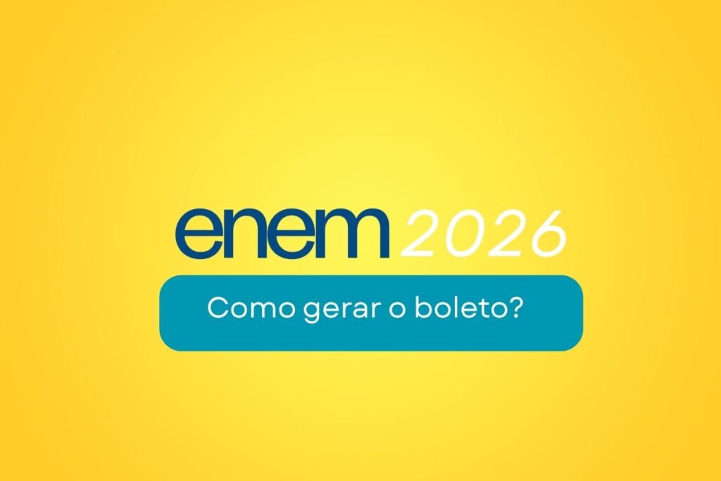 boleto do enem 2026