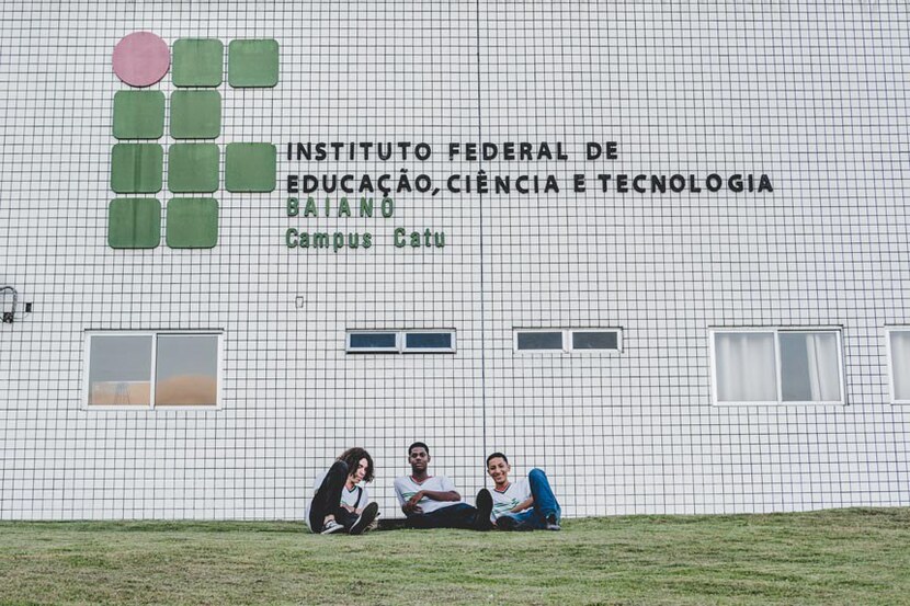 Estudantes do campus Catu do Instituto Federal Baiano