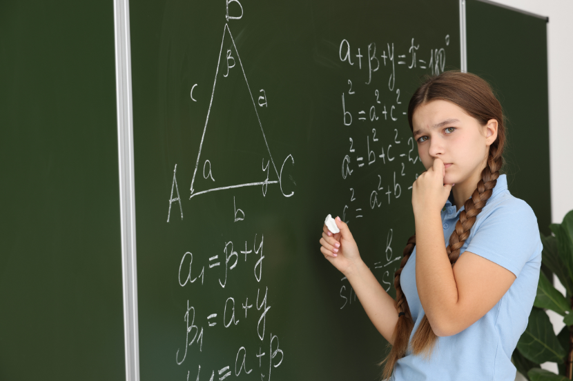 menina com expressão de dúvida sobre gabarito obmep 2026