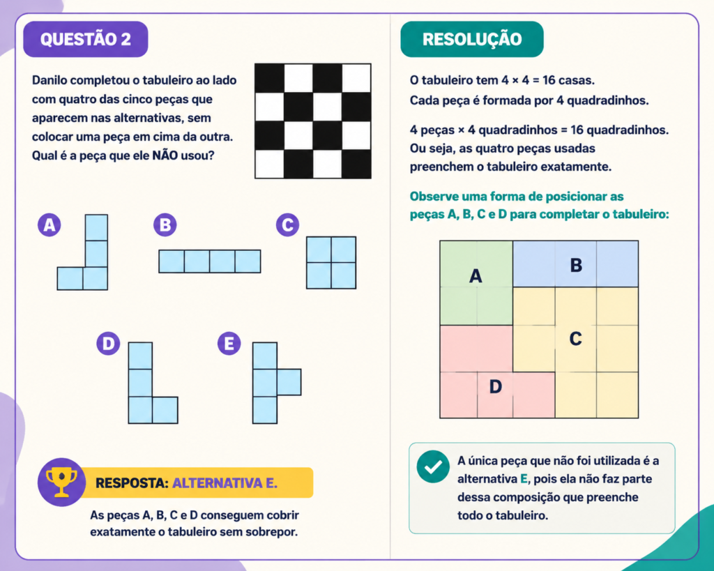 Questão 02 Obmep 2026 Nível 1