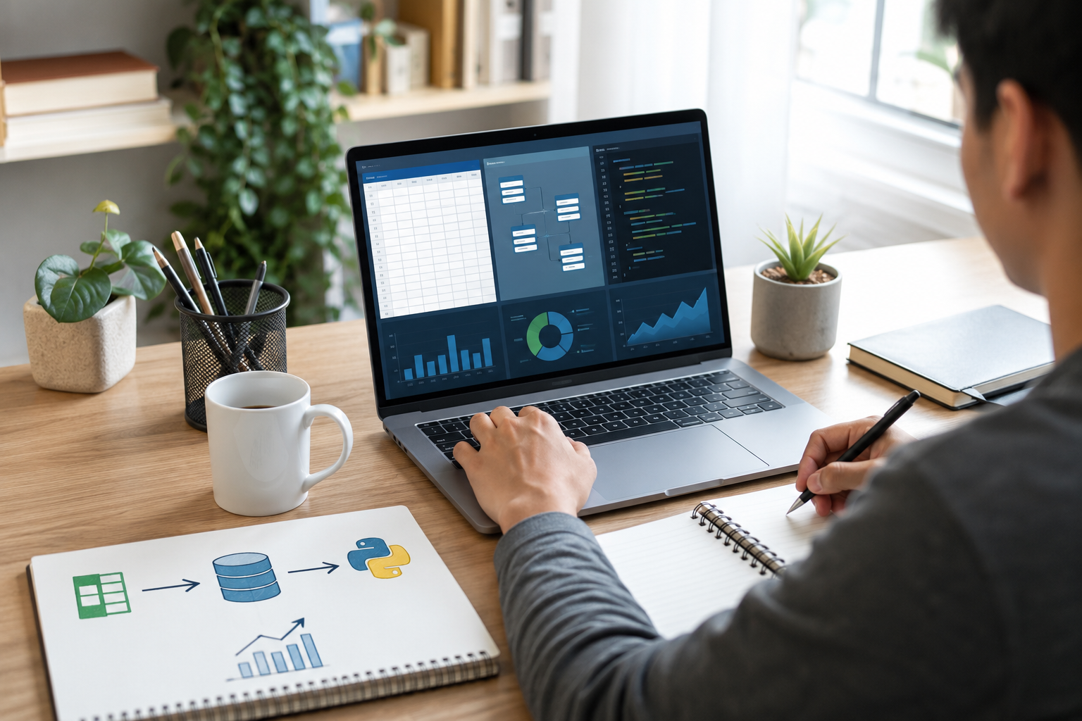 O que aprender primeiro em Dados: Excel, SQL ou Python?
