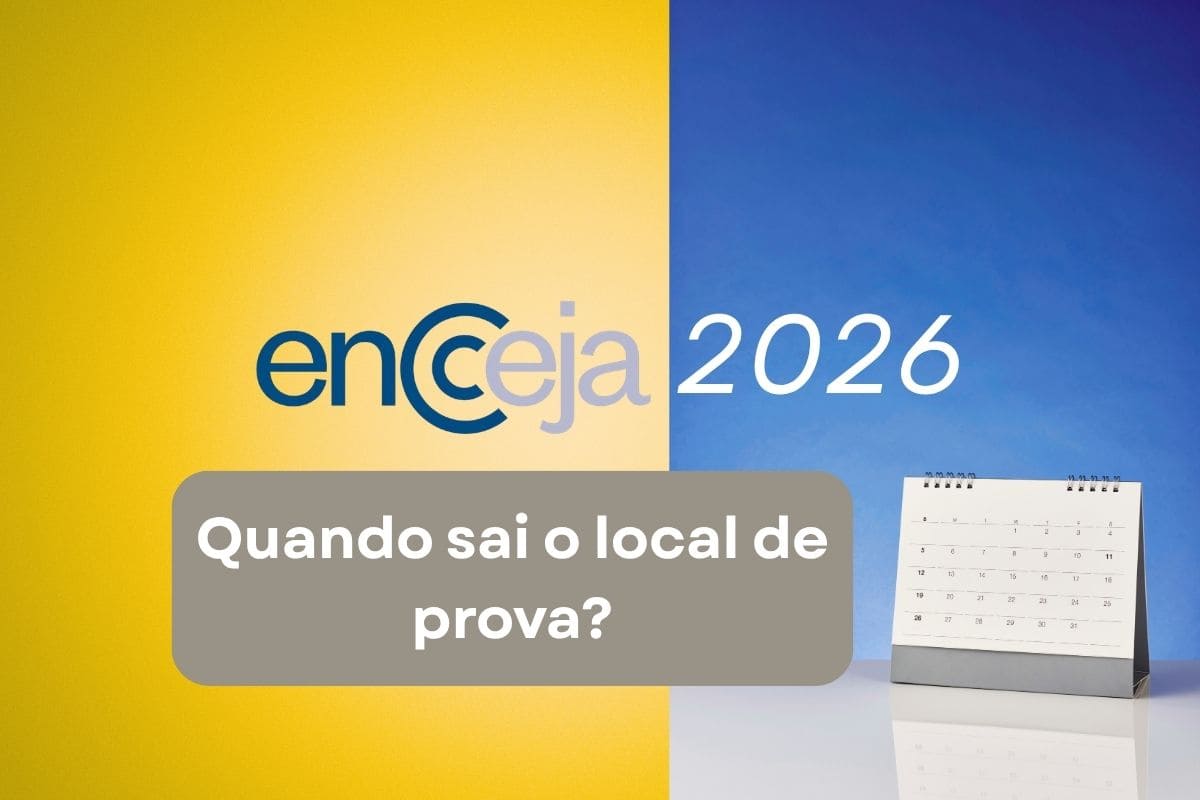 Quando sai o local de prova do Encceja 2026?