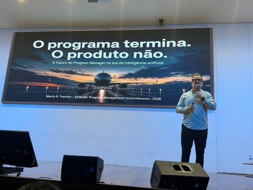 Mario Trentim aborda inteligência artificial e gestão de programas na Embraer