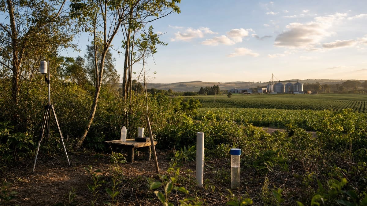 Área de monitoramento ambiental, lavoura e estrutura rural representam diferentes possibilidades de atuação profissional