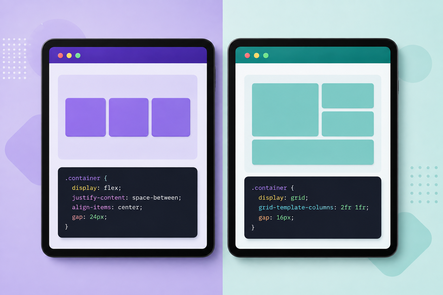 Flexbox ou CSS Grid: quando usar cada um?