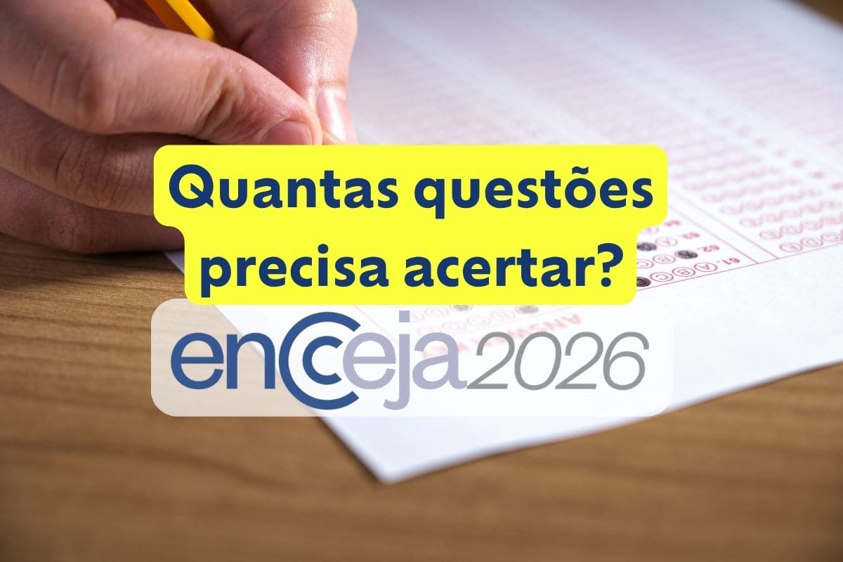 Quantas questões precisa acertar no Encceja 2026? Confira!