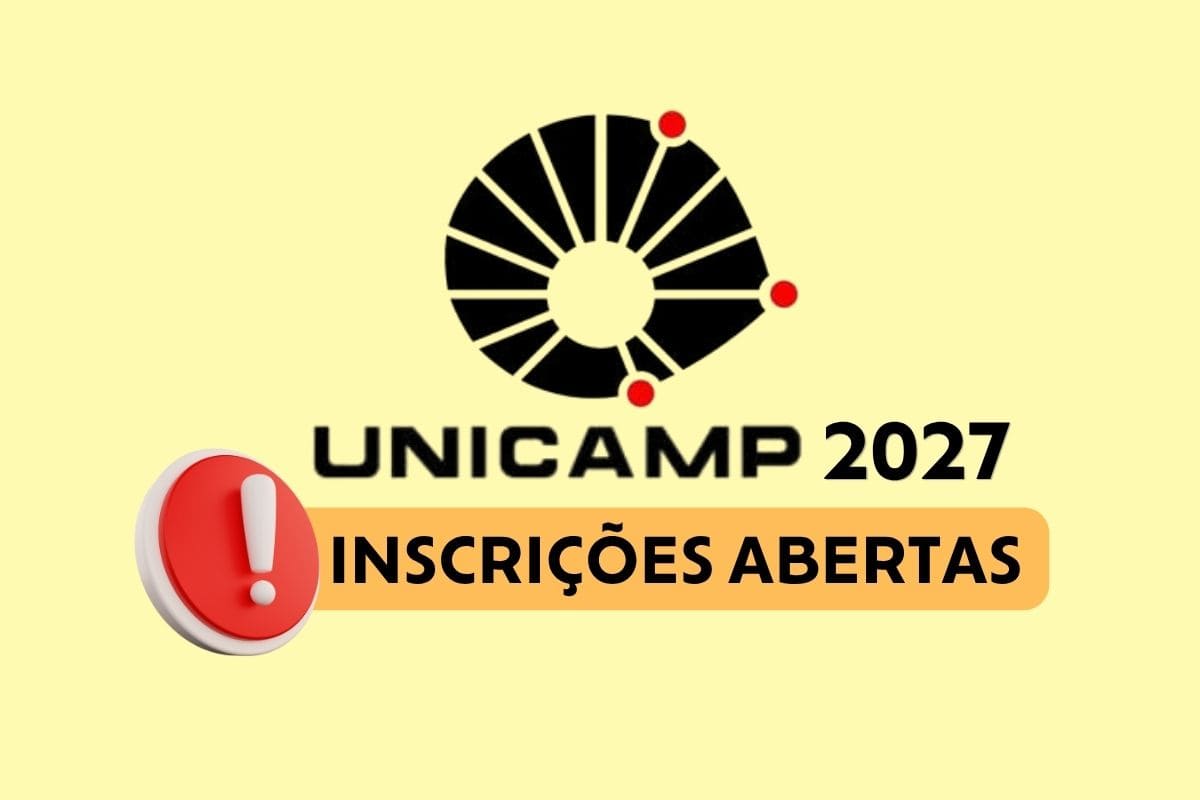 Unicamp 2027: inscrições abertas; veja como se inscrever
