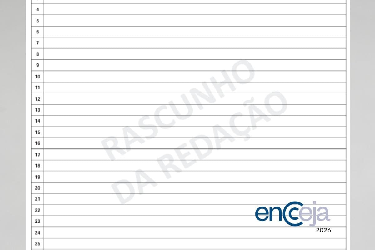 Qual foi o tema de redação do Encceja 2026?