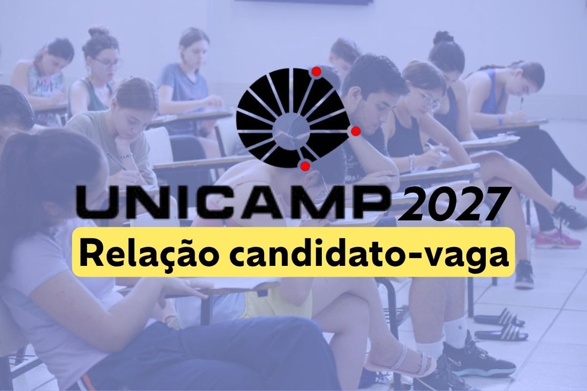 Qual é a relação candidato-vaga na Unicamp 2027? Confira!
