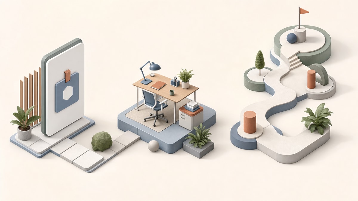 Termos profissionais em inglês Ilustração conceitual sobre as diferenças entre cargo, posição e profissão em inglês