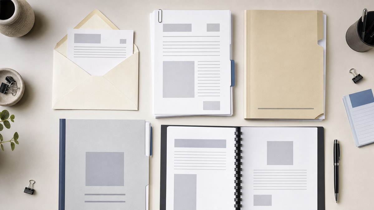 Diferentes formatos de documentos usados na comunicação pública