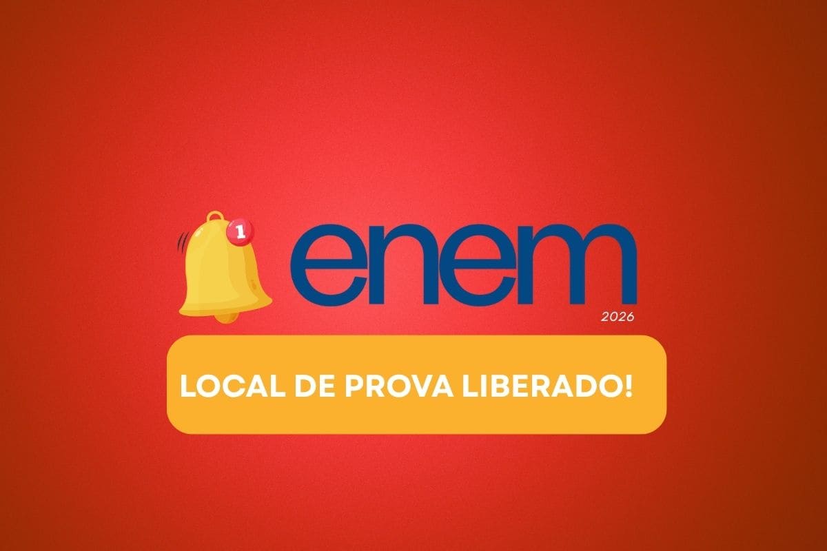 Local de prova do Enem 2026 é divulgado; saiba como acessar