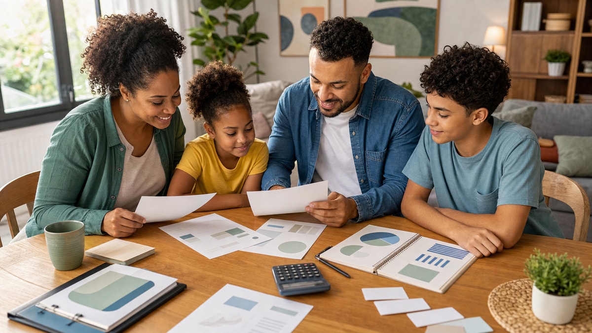 Modelo de orçamento familiar: como organizar as contas