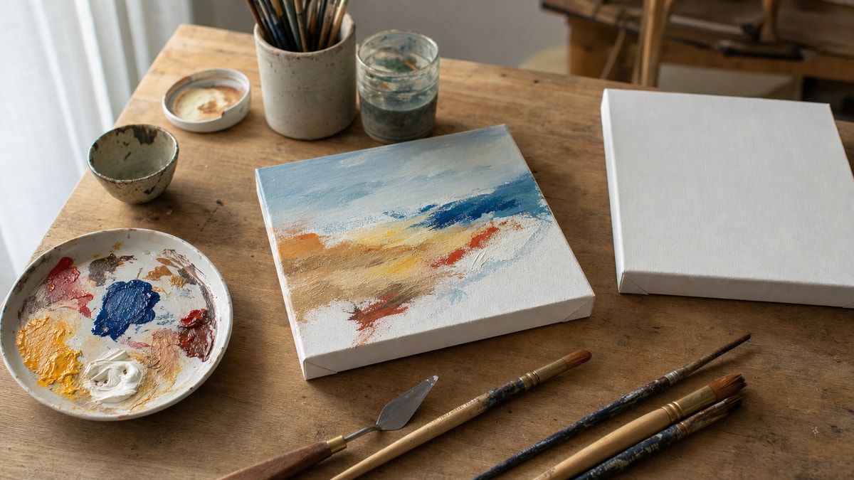 Técnicas de pintura em tela: guia para iniciantes