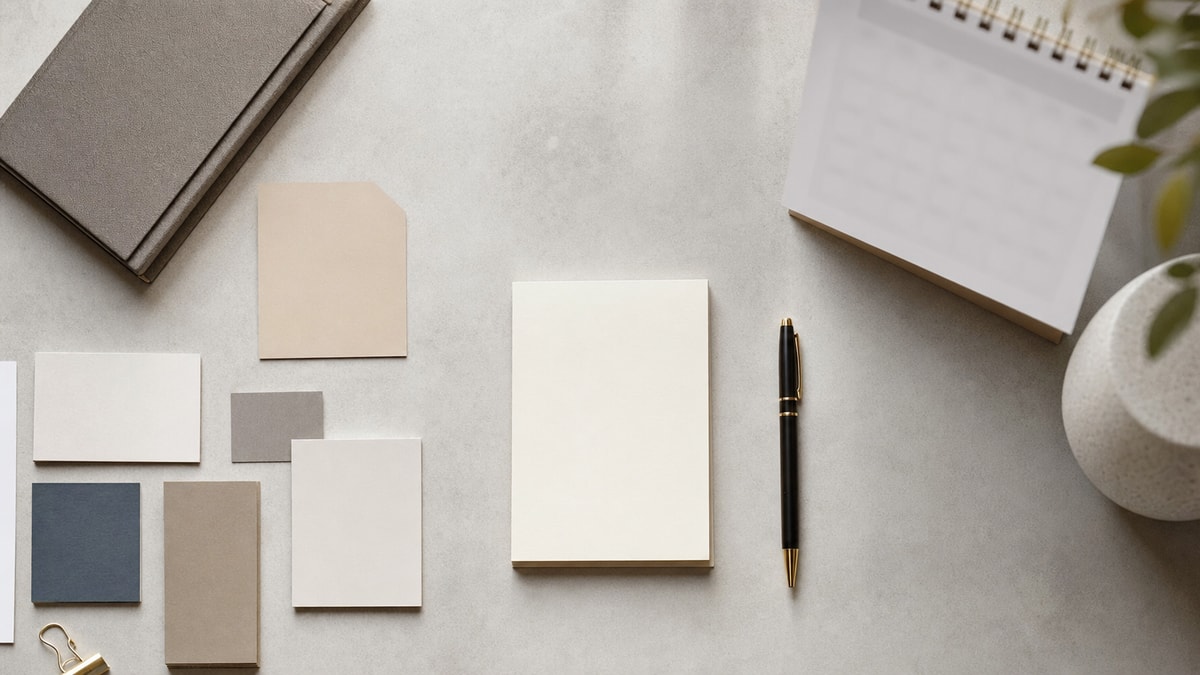 Escolher uma habilidade Mesa organizada com materiais que representam a escolha de uma habilidade específica para praticar