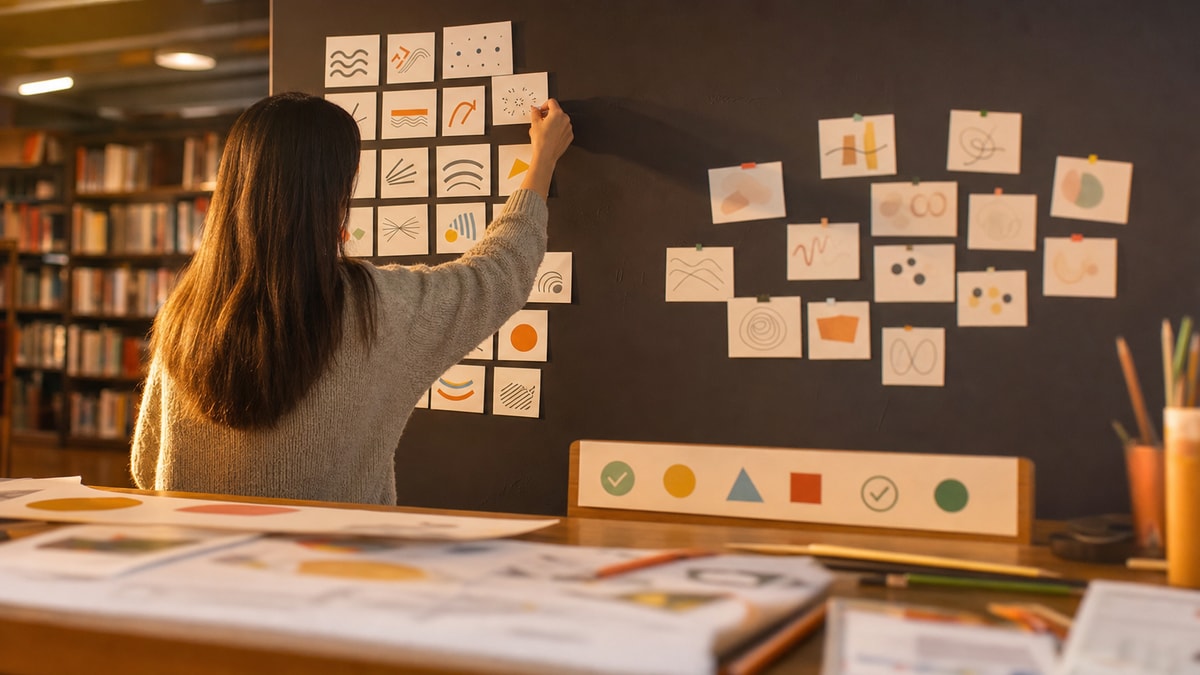 Organização da sequência de estudos Estudante organizando materiais para diagnosticar lacunas e planejar uma sequência de estudos de Física