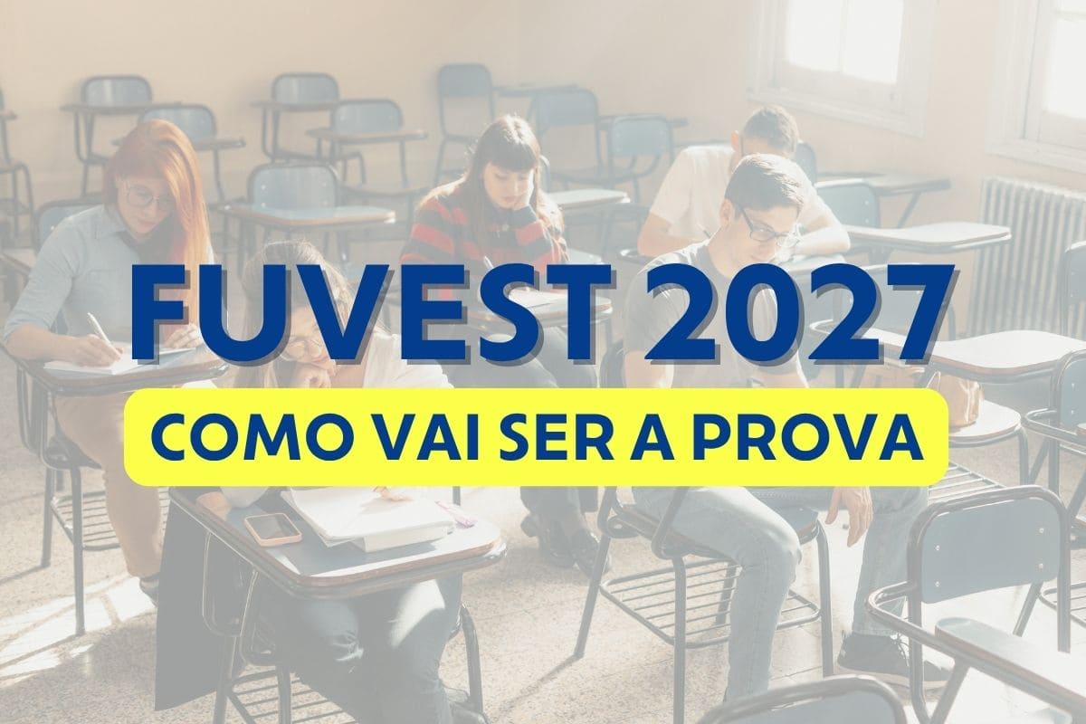 1 mês para a Fuvest 2027: veja como vai ser a prova