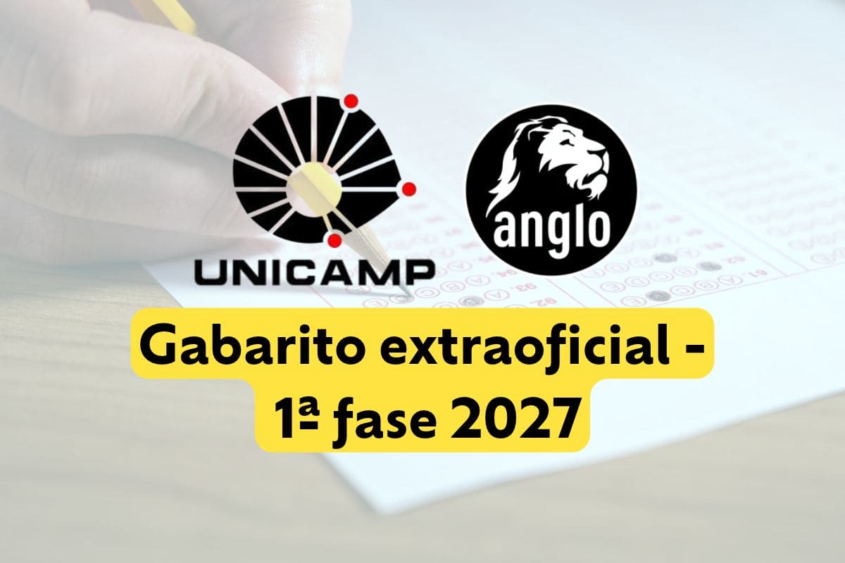 Gabarito Unicamp 2027: confira as respostas da 1ª fase