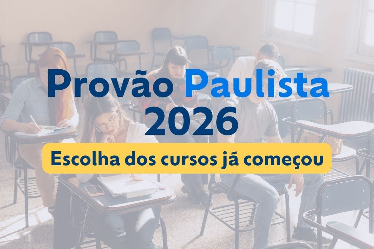 Provão Paulista 2026: prazo para escolher cursos inicia hoje (5)
