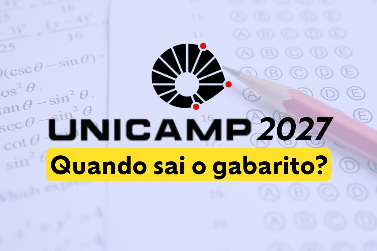Quando sai o gabarito oficial da Unicamp 2027?