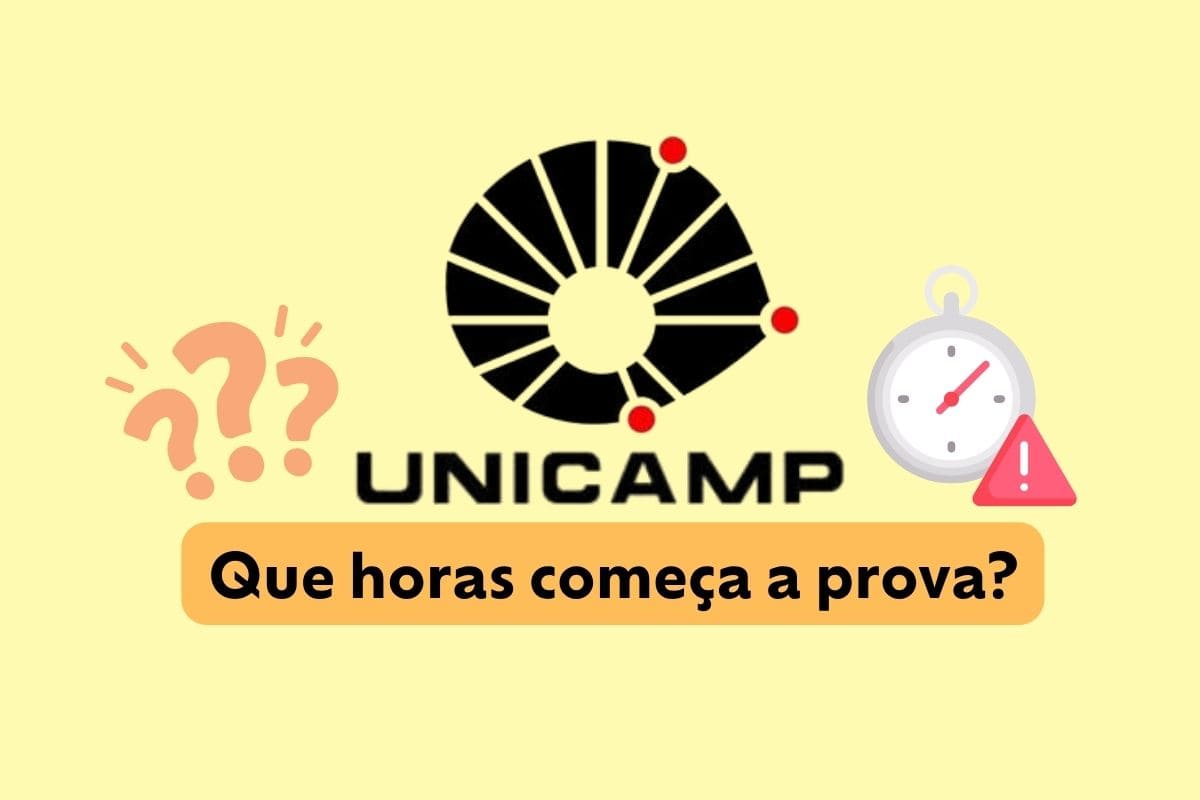 Que horas começa a prova da Unicamp 2027?