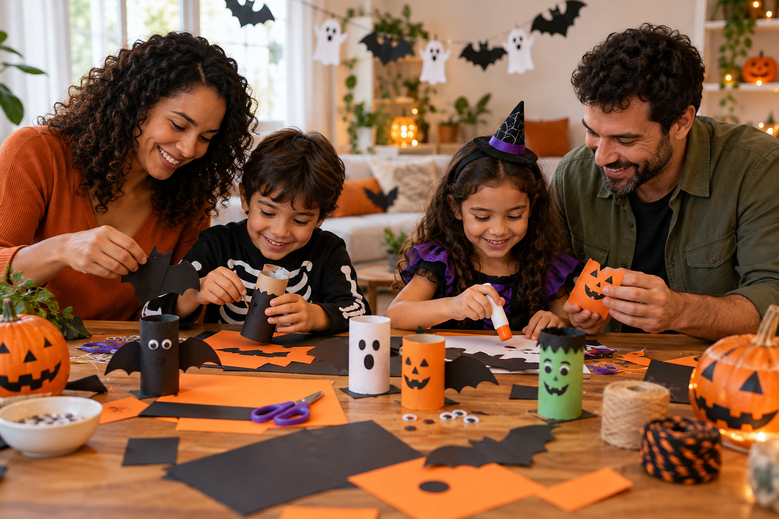 15 dicas de decoração de Halloween infantil para fazer em família