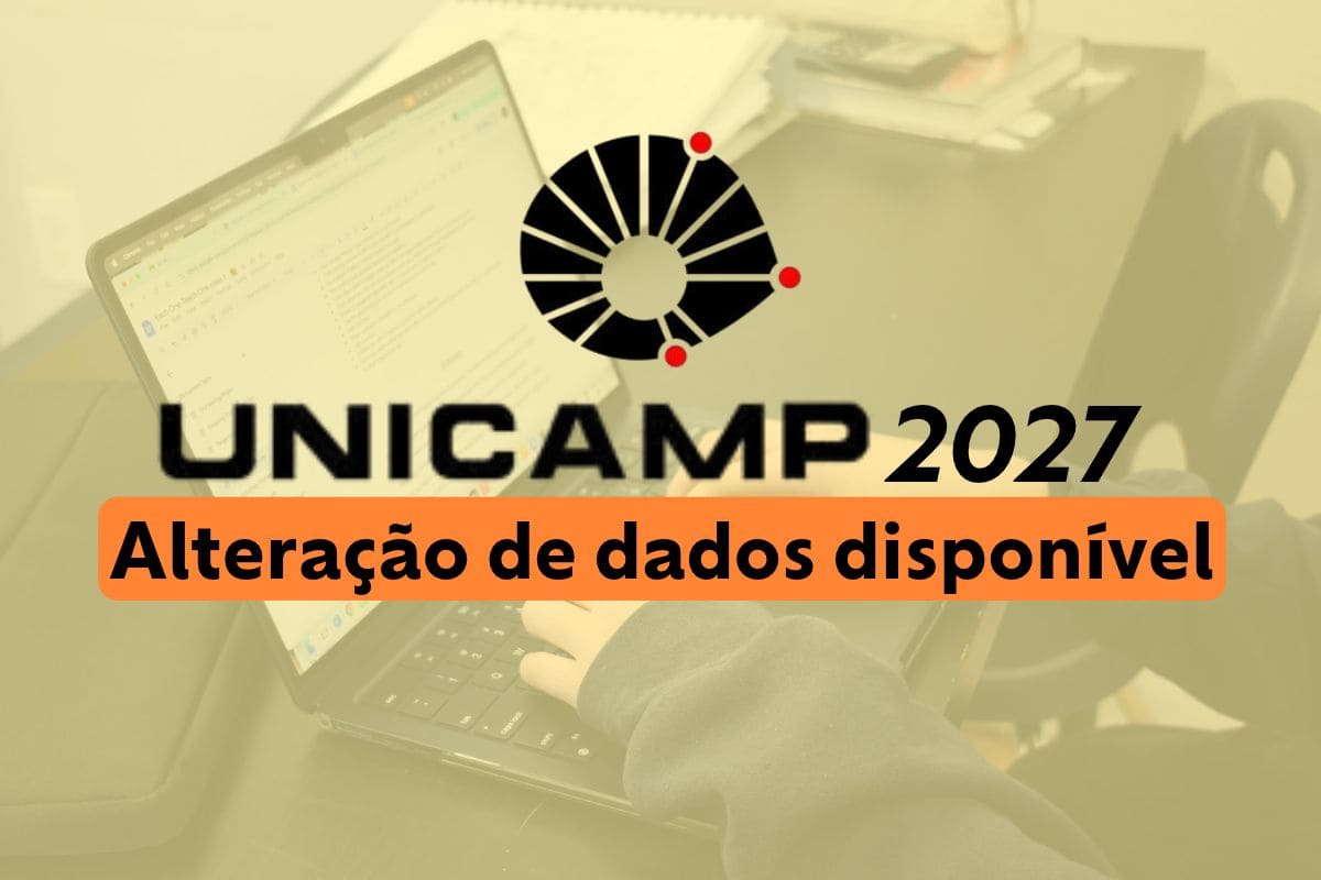 Unicamp 2027: formulário para alterar dados está disponível até terça (20)