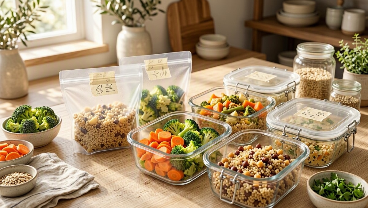 Como congelar alimentos sem desperdício: segurança, etiquetas e porções