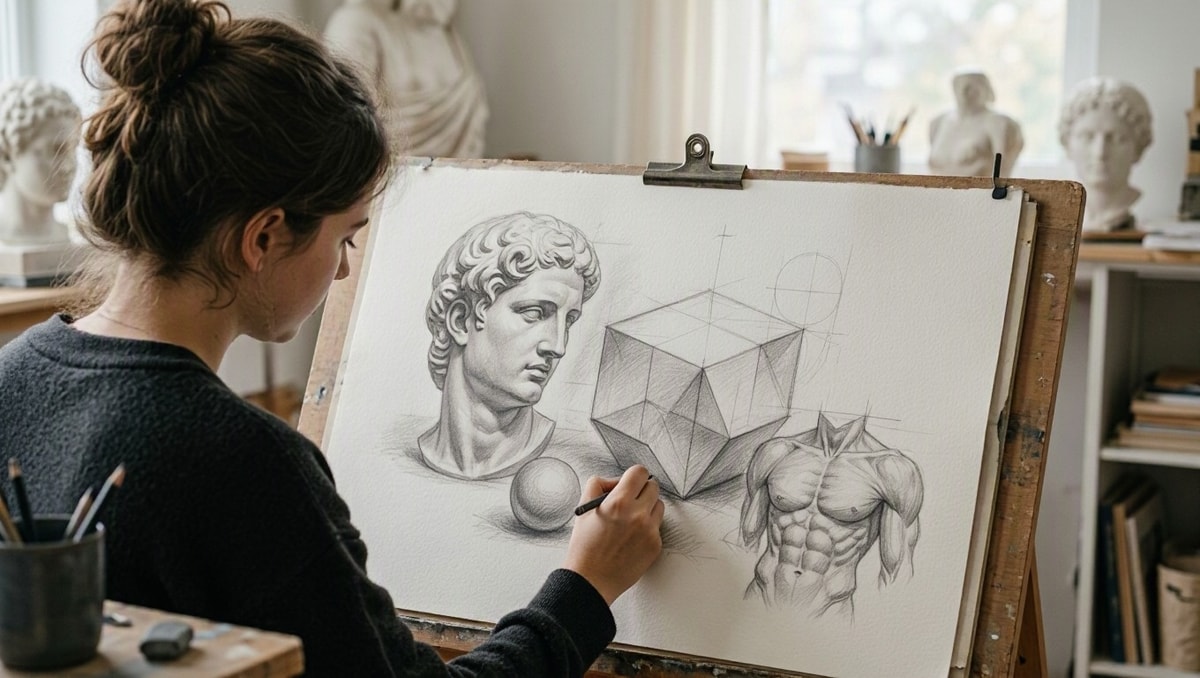 Desenho de observação e estudos práticos artes visuais usp
