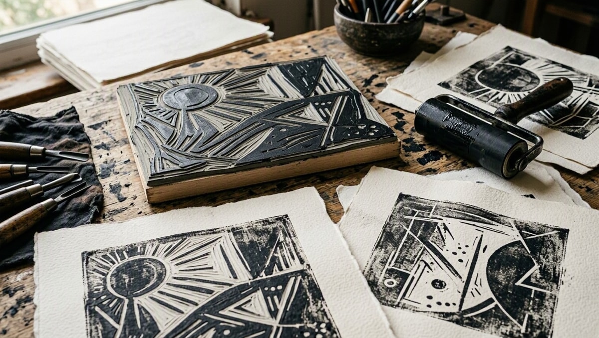 Prática de gravura em ateliê acadêmico artes visuais bacharelado
