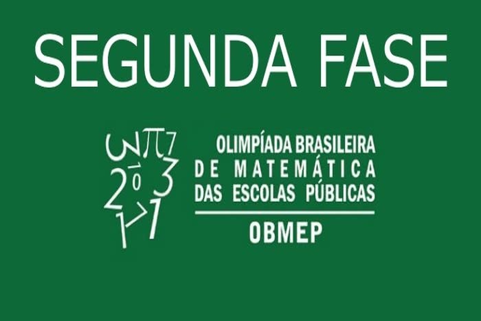 logo da segunda fase da OBMEP 2026